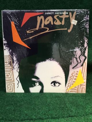 Janet Jackson Nasty 1986 Am Records Lp Album Single
