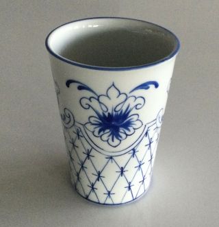 Sherle Wagner Vintage Hand Painted Tumbler Made In Italy