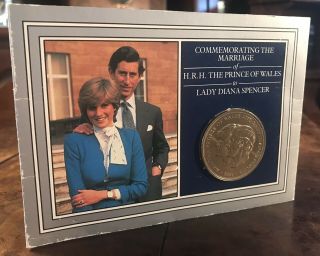 Royal Marriage Of Hrh Prince Charles & Lady Princess Diana 1981 W/booklet