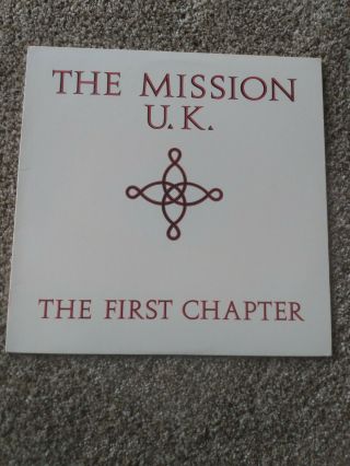 The Mission Uk - The First Chapter Vinyl (1986 Mercury 832 732 - 1 Q - 1) U.  S.