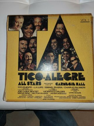 Tico - Alegre All Stars ‎@ Carnegie Hall Vol 1 Lp Latin Jazz Salsa Ex/nm Clp - 1325