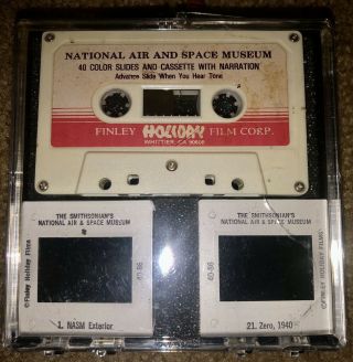 National Air And Space Museum Finley Holiday Cassette Tape 40 Color Slides Look