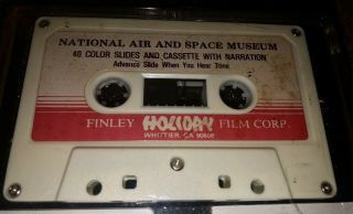 NATIONAL AIR AND SPACE MUSEUM Finley Holiday Cassette Tape 40 Color Slides LOOK 2