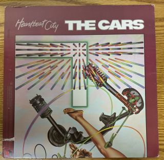 The Cars Vg,  Heartbeat City Vinyl Lp Vg,  Record