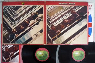 Beatles 1962 - 1966 Apple Eap - 9032b,  3 Japan Poster Vinyl 2lp