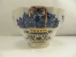 Antique 18th C Qianlong Chinese Export Porcelain Tea Cup Blue & White China 2