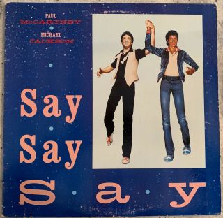 Rare Promo Paul Mccartney/michael Jackson - Say Say Say 12 " Usa 1983
