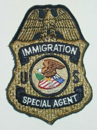 Immigration Special Agent Patch Police United States Golden Thread