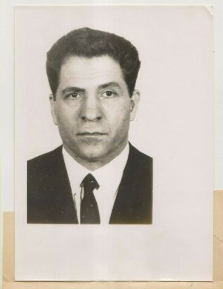 1966 Press Photo - John Sonny Franzese - Cosa Nostra Chief - Fbi Photo
