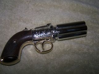 Vintage Avon For Men " Pepperbox Pistol 1850 Tai Winds Cologne Full