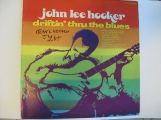 John Lee Hooker - Rare Autographed Record Album - Hand Signed Vintage Blues Lp
