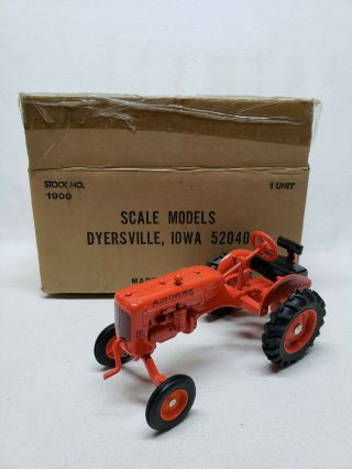 Vintage 1991 Scale Models Allis Chalmers Model B Toy Tractor 1/16 Scale