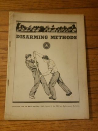Vintage Fbi Police Training Book 1945