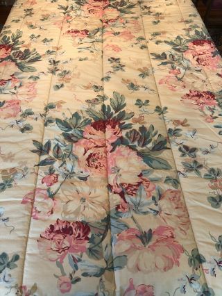 Vintage Ralph Lauren King Comforter Elsa Grasslands Floral