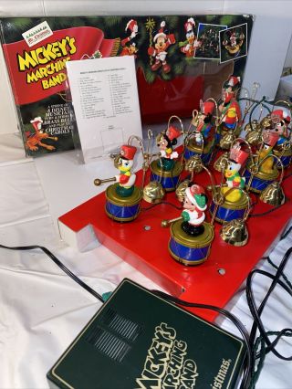 Vintage Mr Christmas Disney Mickey’s Marching Band 35 Songs Animated Musical