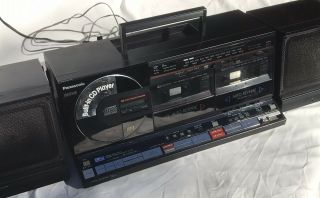 Vintage Panasonic Rx - Cd70 Portable Stereo Boombox Cd/cassette (rare,  Japan)