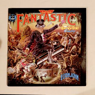 Elton John Captain Fantastic And The Brown Dirt Cowboy (reissued 1975 U.  S.  Lp)