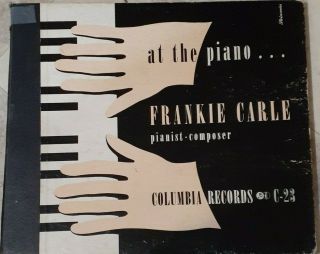 Frankie Carle At The Piano Pianist Composer 4 - 78 Rpm Set Columbia Records C - 23