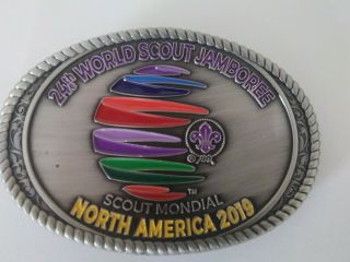 North America 2019 24th Boy Scout World Jamboree Mondial Participant Belt Buckle