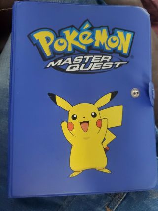 Ultra Rare Vintage Pokemon Card Binder With Cards About 80,  Cards
