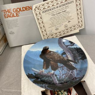 The Golden Eagle Plate By Daniel Smith The Majestic Birds Series 1990
