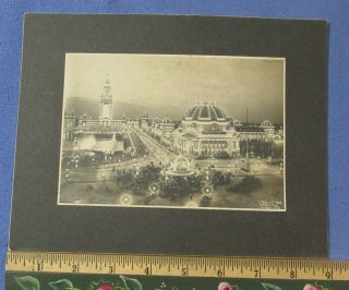 Vintage 1901 Pan American Expo Buffalo Ny Signed Photo 7 X 9 Inches