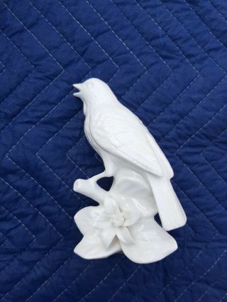 I.  Godinger& Co.  White Fine Porcelain Singing Bird Figurine Birds Of A Feather