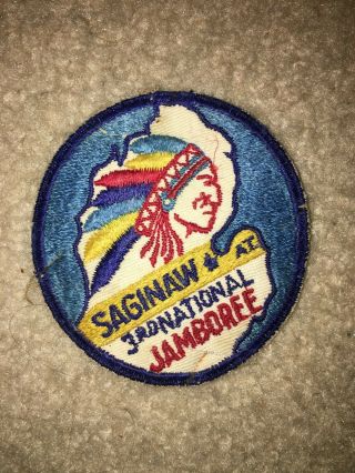 Boy Scout Bsa Saginaw Bay Area Council Michigan 1953 National Jamboree Patch