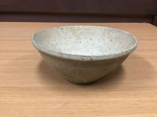 Y0883 Chawan Tokoname - Ware Kamakura Period Japanese Pottery Antique Bowl Japan