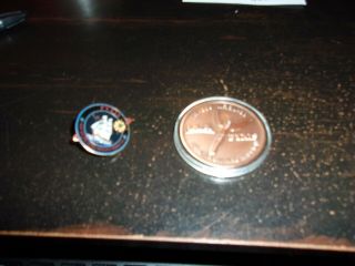 Nrol - 30 Pyxis Atlas V Launch Ccafs Usaf Dod Nro Satellite Challenge Coin & Pin