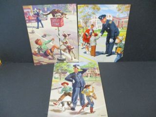Police Art Prints,  Color,  1950 