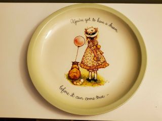Vintage Holly Hobbie Collector Plate 1972 " You 