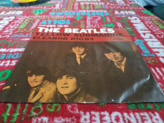 The Beatles 45 sleeve YELLOW SUBMARINE,  1966 Capitol picture sleeve 2
