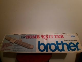 Vintage Brother Home Knitter Kx350 Knitting Machine W/ Box