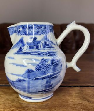 A Very Rare 18th Century Qianlong Period Chinese Blue And White Pot