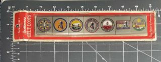 Bsa Boy Scouts National Jamboree 7 Belt Loops 1937 1950 1953 1957 1960 1964 1969