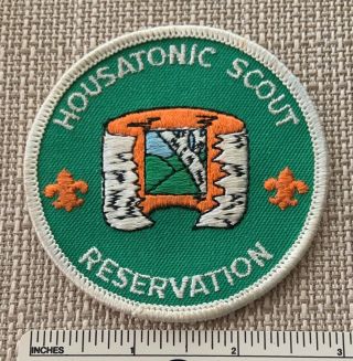 Vintage 1970s Housatonic Reservation Boy Scout Camp Patch Bsa Uniform Badge Ct
