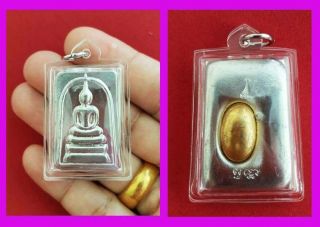 Thai Amulet Master Of Leklai Somdej Yai Leklai Ngern Yuang Magic Lp Yai Somporn