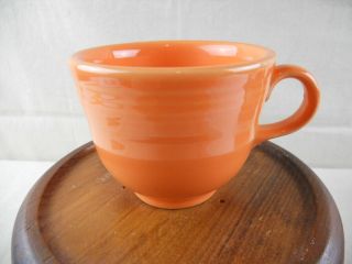 Fiesta Tangerine Orange Teacup Coffee Cup By Homer Laughlin (no Saucer) 316