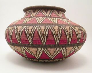 Vintage Wounaan Panama Rainforest Basket 2