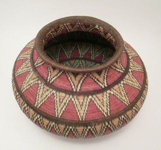 Vintage Wounaan Panama Rainforest Basket 3