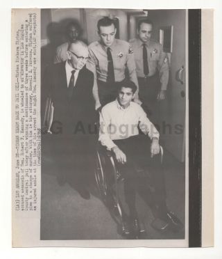 Sirhan Sirhan - Assassinated Robert F.  Kennedy - Vintage Wire Photograph