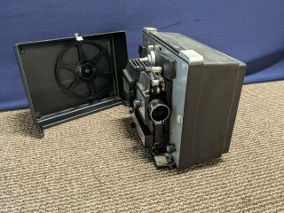 Bell Howell 8 Mm Motion Picture Projector Movie Film Vintage Autoload Work