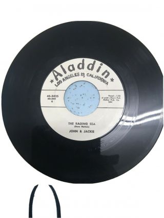 John And Jackie The Raging Sea / Little Girl Rockabilly 45 Rpm