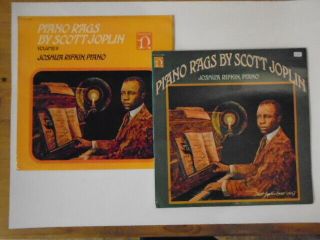 Piano Rags By Scott Joplin :joshua Rifkin,  Piano Vols 1&2 1970/72 Nonesuch Ex/ex
