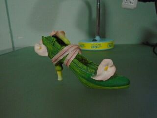 Just The Right Shoe " Calla Lily " Miniature Fashion By Raine