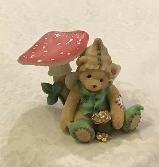 Cherished Teddy St.  Patricks Day Ryan Irish Leprechaun Fairy Bear Figurine
