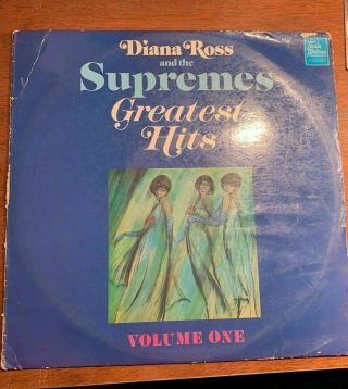 Diana Ross And The Supremes Greatest Hits Vol 1 Lp Vinyl - Tamla Motown