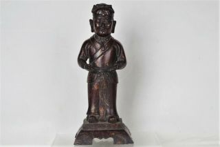 Fabulous Antique Chinese Ming Dynasty Or Earlier Bronze/gilt Figure (31.  7cm)