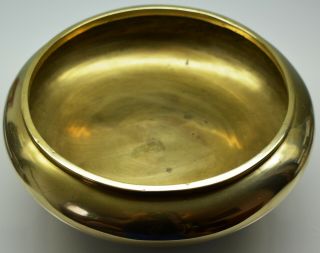 a good quality antique 19th century Chinese heavy bronze censer style bowl Qing 2